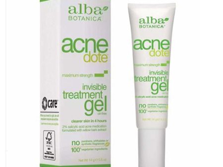 Alba Botanica Acnedote Maximum Strength Invisible Treatment Gel  0.5 oz. Hot on Sale