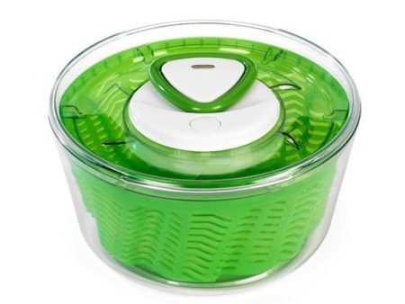 Zyliss Easy Spin Salad Spinner with Quick Drying Serving Bowl  4-6 Servings  Green Discount