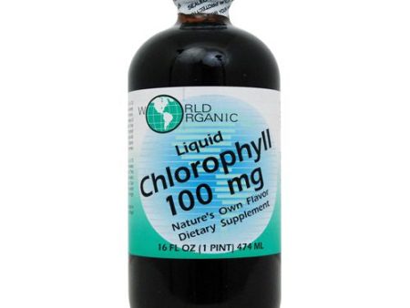 World Organics Chlorophyll Liquid  16.0 Oz  20 Servings Sale