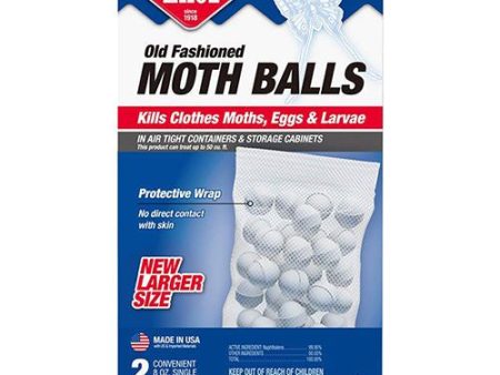 Enoz Old Fashioned Moth Balls  16 oz  2 Single Use 8 oz Packets For Discount