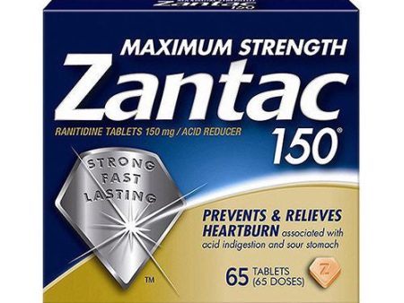 Zantac 150Mg Maximum Strength Acid Reducer, 8 ct Discount