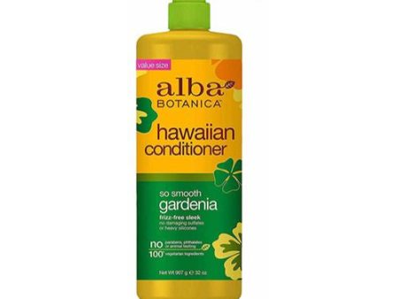 Alba Botanica So Smooth Gardenia Hawaiian Conditioner  Anti-Frizz  32 oz Discount