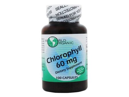 World Organic - Chlorophyll Caps 60 mg. - 100 Capsules For Sale