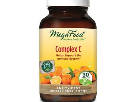 MegaFood  Complex C  Supports a Healthy Immune System  Antioxidant Vitamin C Supplement  Gluten Free  Vegan  30 Tablets (30 Servings) Online Sale