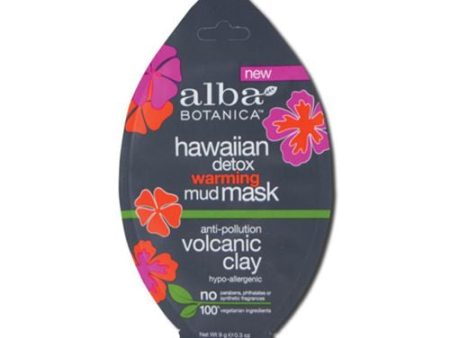 Alba Botanica Hawaiian Detox Warming Mud Mask, 0.3 Ounce Packet, 1 Pack Online Hot Sale