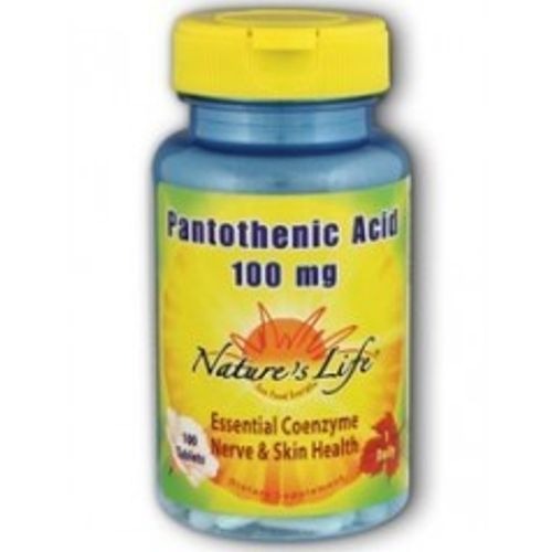 Nature s Life - Pantothenic Acid 100 mg. - 100 Tablets For Sale