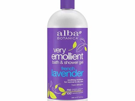 Alba Botanica Very Emollient Body Wash  French Lavender  32 fl. oz. Cheap