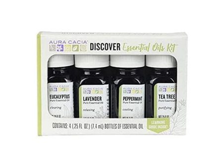 Aura Cacia, Ess Oil Discovry Kit 4pk - 1oz Fashion