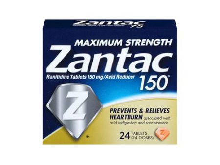 Zantac 150Mg Maximum Strength Acid Reducer, 24 ct on Sale