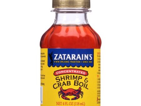 Zatarain s Concentrated Shrimp & Crab Boil, 4 fl oz Supply