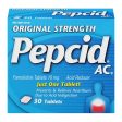 Pepcid AC Original Strength for Heartburn Prevention & Relief  30 Ct For Cheap