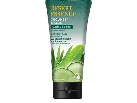 Desert Essence Cucumber & Aloe Facial Lotion 3.4 fl oz Lotion Online