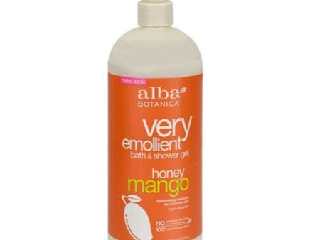 Alba Botanica Very Emollient Body Wash  Honey Mango  32 fl oz For Cheap