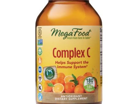 MegaFood  Complex C  Supports a Healthy Immune System  Antioxidant Vitamin C Supplement  Gluten Free  Vegan  180 Tablets (180 Servings) Online Sale