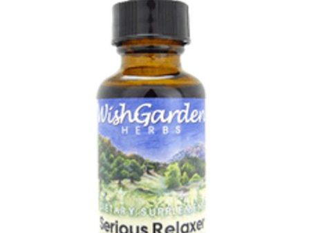 Wishgarden Herbs — Serious Relaxer + Muscle Tension Support — 1 Oz Drop Top Online now