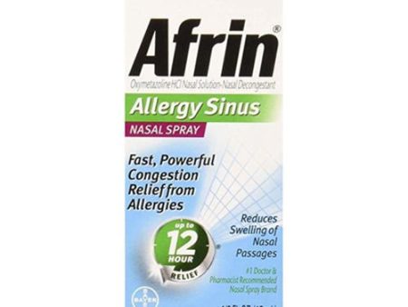 Afrin Allergy Sinus 12 Hour Nasal Decongestant Spray - 15 mL Sale