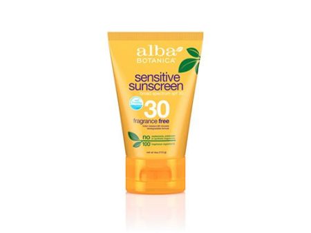 Alba Botanica Sensitive FF Sunscreen SPF30   LOTION For Sale