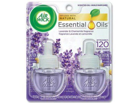 Air Wick Plug in Scented Oil Refill  2 ct  Lavender and Chamomile  Air Freshener  Essential Oils Online now