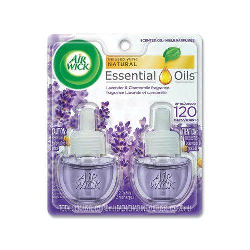 Air Wick Plug in Scented Oil Refill  2 ct  Lavender and Chamomile  Air Freshener  Essential Oils Online now