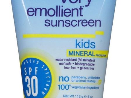 Alba Botanica, Sunscrn Spf30 Kid Mnrl - 4oz on Sale