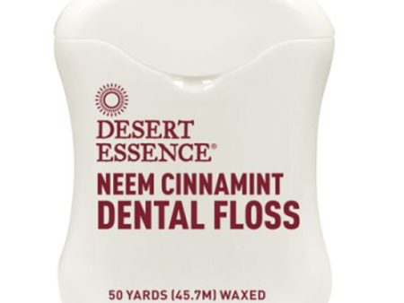 DESERT ESSENCE: Neem Cinnamint Dental Floss  1 ea Online Hot Sale