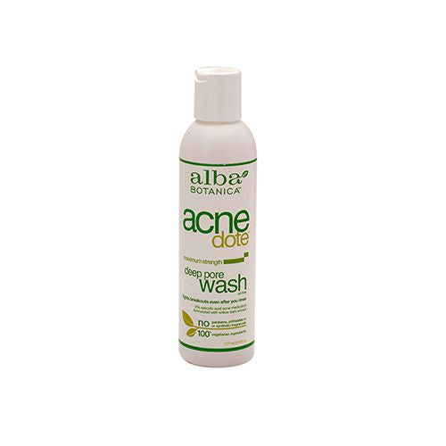 Alba Botanica Acnedote Deep Pore Face Wash with 2% Salicylic Acid  6 fl oz Supply