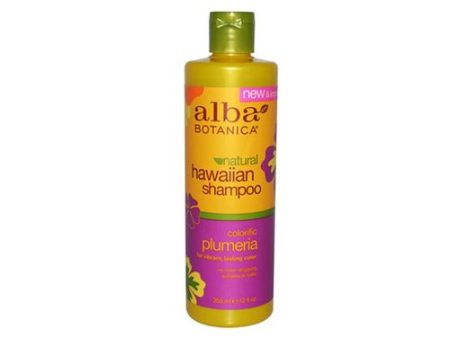 Alba Botanica Hawaiian Natural Shampoo Colorific Plumeria - 12 fl oz Online now