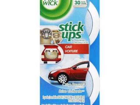 Air Wick Stick Ups Car Air Freshener  Crisp Breeze  2 Count Online now