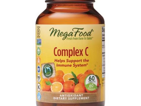 MegaFood  Complex C  Supports a Healthy Immune System  Antioxidant Vitamin C Supplement  Gluten Free  Vegan  60 Tablets (60 Servings) Sale