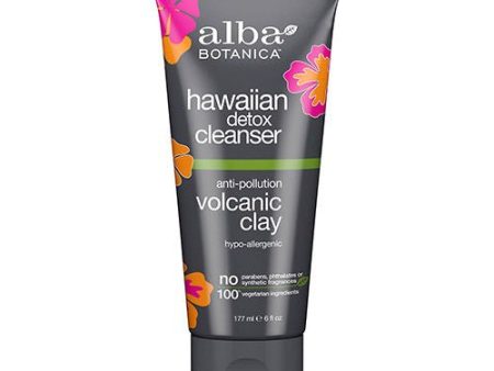 Alba Botanica Hawaiian Detox Anti-Pollution Volcanic Clay Cleanser 6 oz Cheap