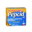 Pepcid AC Maximum Strength for Heartburn Prevention & Relief  25 ct For Cheap