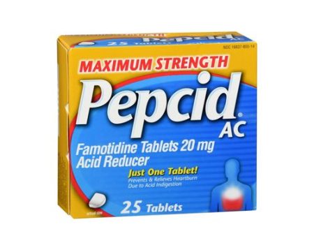 Pepcid AC Maximum Strength for Heartburn Prevention & Relief  25 ct For Cheap