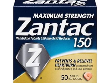 Zantac 150 Tablets 50 Tablets Supply