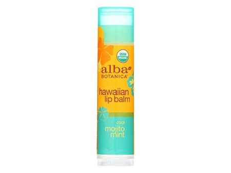 Alba Botanica - Lip Balm - Hawaiian - Mojito Mint - 0.15 oz. on Sale