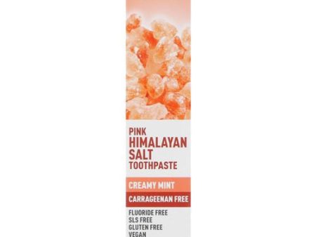 Desert Essence Pink Himalayan Salt Toothpaste  Creamy Mint  6.25 oz (176 g) Online now