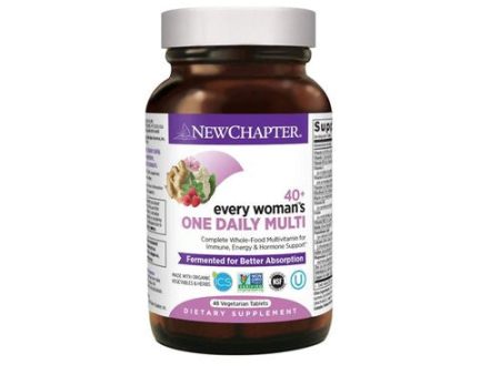 New Chapter One Daily Every Woman s Multivitamin 40+ 48 Veg Tabs Sale