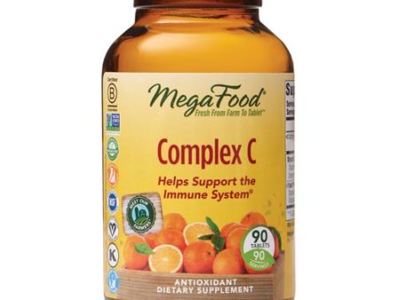 MegaFood  Complex C  Supports a Healthy Immune System  Antioxidant Vitamin C Supplement  Gluten Free  Vegan  90 Tablets (90 Servings) For Discount