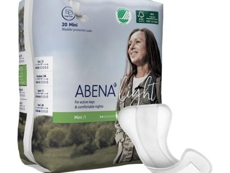 Abena Light Premium Incontinence Pad, Mini 1, 20 Count Hot on Sale