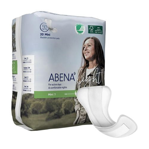 Abena Light Premium Incontinence Pad, Mini 1, 20 Count Hot on Sale