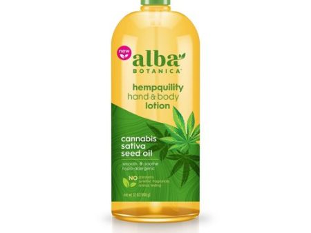 Alba Botanica Very Emollient Body Lotion  Hemp Seed Oil  32 oz For Cheap