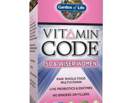 Garden of Life Vitamin Code 50 & Wiser Women s Multi  240 Capsules Online Hot Sale