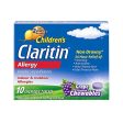 Claritin Allergy Medicine for Kids  Loratadine Antihistamine Grape Chewable Tablets  10 Ct Online Hot Sale