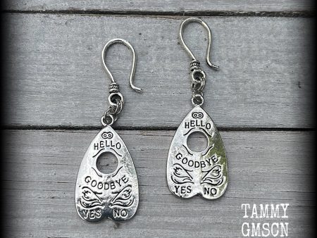 Ouija board planchette earrings-Witchy ear hangers Online Hot Sale