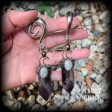 Gemstone ear weights-Amethyst and Labradorite ear hangers Online