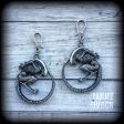 Alien Queen Xenomorph earrings-Science fiction ear hangers Discount