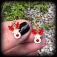 Rudolf the red nosed reindeer earrings-Christmas earrings Sale