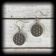 Flower of Life earrings-Sacred geometry earrings Online now