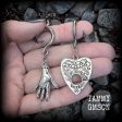 Ouija board planchette gauged earrings-Witchy ear gauges For Sale