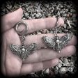 Deathshead moth ear hangers-Dreadpunk moth ear weights Online Hot Sale