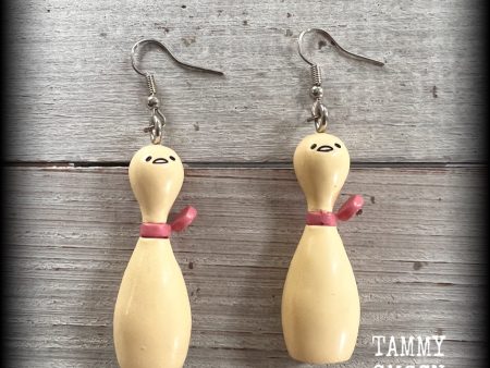 Gudetama  Kewpie bottle’ earrings-Kawaii earrings Sale